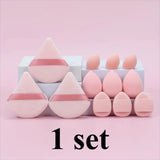 Pink Beauty Egg Makeup Sponge Set 1PC