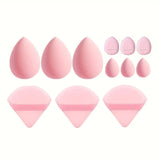 Pink Beauty Egg Makeup Sponge Set 1PC