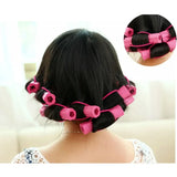 6PCS Self-Adhesive Soft Foam Hair Curlers