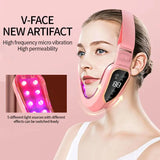 LED Vibration Facial Massager & Slimming Device