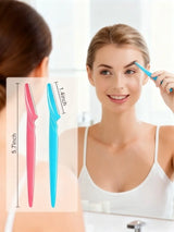 3PCS Women's Eyebrow Razor Stainless Steel