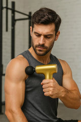 Gold Mini Massage Gun Deep Tissue Percussion