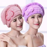 Microfibre Quick-Dry Hair Towel Wrap Cap