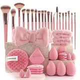 40PCS Professional Makeup Tool & Puff Set
