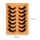 42 Pairs Cat Eye 3D Fluffy False Eyelashes