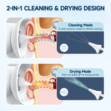 2-in-1 Ear Wax Removal Cleaner with Warm Air