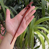 Chinese Retro Peach Wood Carved Hairpin