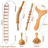 Wood Therapy Body Contouring Maderotherapy Kit