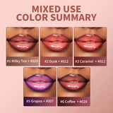 2PCS Matte Lip Kit: Liner & Lip Oil Set