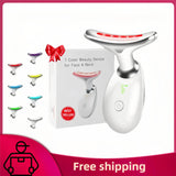 7-Color LED Facial & Neck Massage Tool