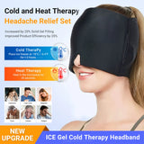 Reusable Migraine Ice Head Wrap Cooling Cap – Gel Cold Therapy Hat for Headache, Sinus Relief & Light Sensitivity