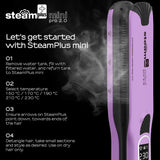 2 IN 1 Hair Iron Professional Steam Hair Straightener