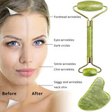 Natural Jade Roller & Gua Sha Face Massager