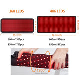 Red Light Therapy Heating Pad Waist Back Shoulder Muscle Pain Relief Relax Infrared Light For Body Device Cushion 850nm
