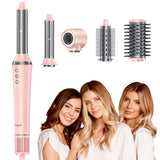 5-in-1 Ionic Hair Styler – High-Speed Blow Dryer & Hot Brush Set