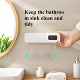 Wall-Mounted Toothpaste Dispenser & Holder