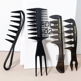 4PCS Wide Tooth Comb Set for Hair & Wigs