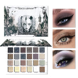 24-Color Dark Elf Gothic Eyeshadow Palette