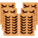 42 Pairs Cat Eye 3D Fluffy False Eyelashes