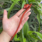 Chinese Retro Peach Wood Carved Hairpin