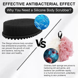 2PCS Silicone Body Scrubber Exfoliating Brush