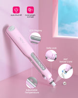 Ceramic Flat Iron Hair Straightener 1.4" Wide