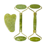 Natural Jade Roller & Gua Sha Face Massager