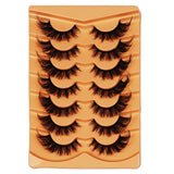 42 Pairs Cat Eye 3D Fluffy False Eyelashes
