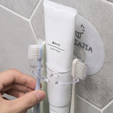 Bathroom Toothbrush Holder Suction Organizer