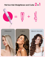 Ceramic Flat Iron Hair Straightener 1.4" Wide