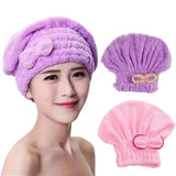Microfibre Quick-Dry Hair Towel Wrap Cap