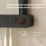Wall-Mounted Toothpaste Dispenser & Holder