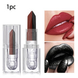 Black Waterproof Long-Lasting Lipstick 1PC