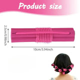 6PCS Self-Adhesive Soft Foam Hair Curlers