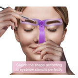 8-in-1 Reusable Eyebrow Stencil & Brow Stamp Set