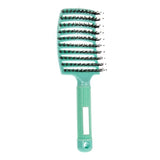 Curved Vented Boar Bristle Hair Brush – 1PC