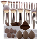 3-20PCS Premium Soft Makeup Brush Set