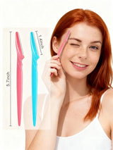 3PCS Women's Eyebrow Razor Stainless Steel
