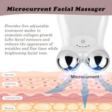 Microcurrent EMS Facial Massager Roller 2028