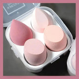 4PCS Color Mixing Beauty Makeup Sponge Set