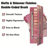 12-Color Pearlescent Eyeshadow Palette