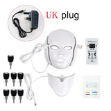 7 Colors LED Mask with Neck