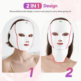 7-Color LED Face Neck Mask